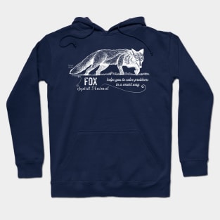 Spirit animal - Fox - white Hoodie